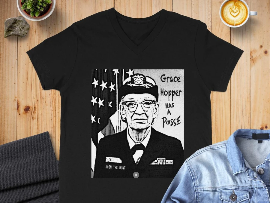 Grace Hopper Has a Posse — Bella 3005 T-Shirt