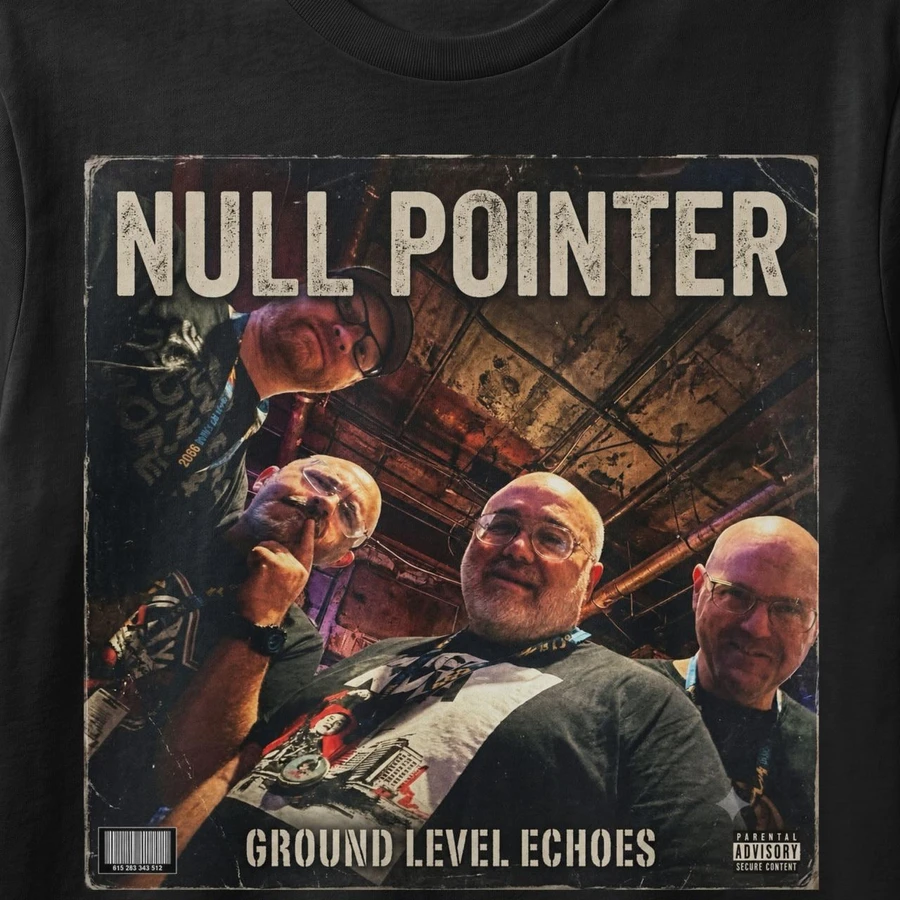 Null Pointer — Ground Level Echoes 2026 World Tour — Bella 3001 T-Shirt